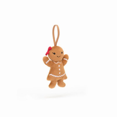 Jellycat Festive Folly Gingerbread Ruby Australia | 492768BUN